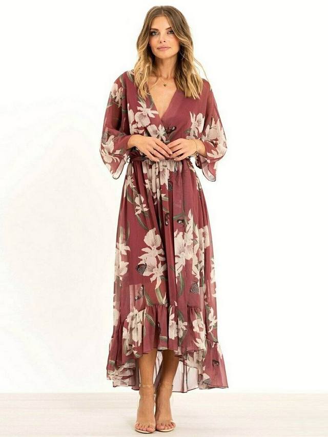 Robe Kimono Midi Élégante