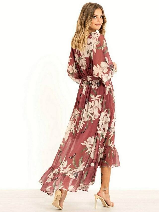 Robe Kimono Midi Élégante