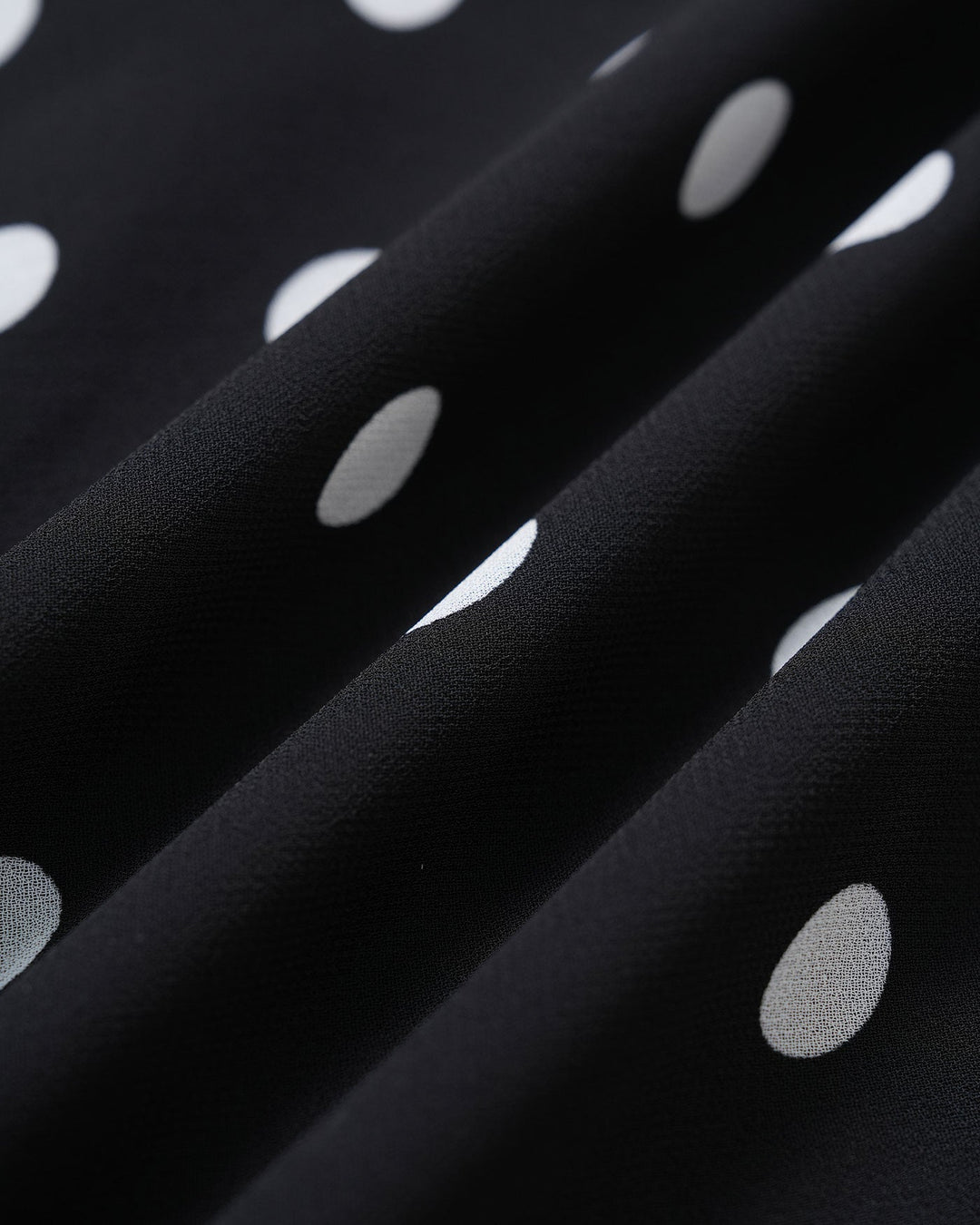 Black Polka Dot Slip Maxi Dress