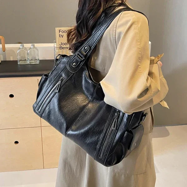 NOEMIE™ - Sac cabas classique en cuir