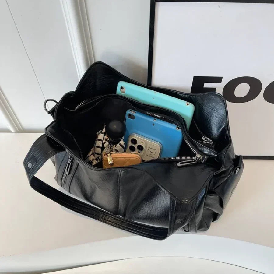 NOEMIE™ - Sac cabas classique en cuir