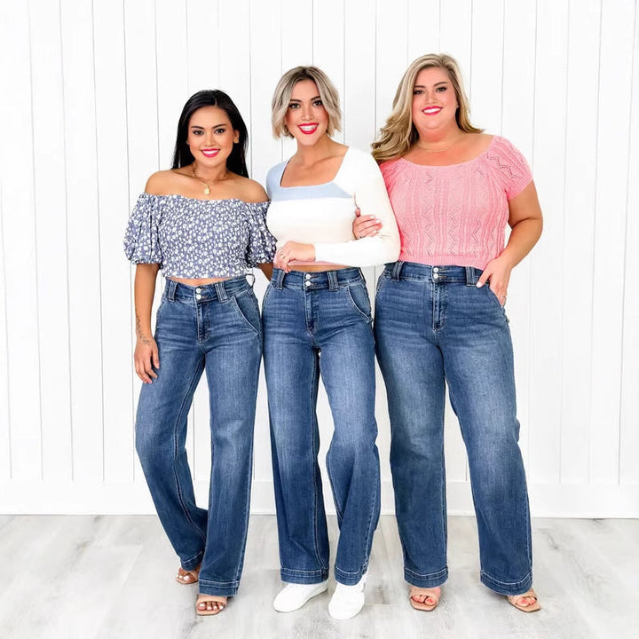 TALLIS™ – Jean large confortable en double duvet