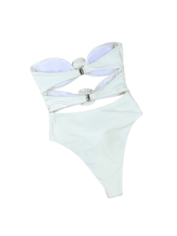 Maillot de bain une pièce bustier Rox à fleurs
