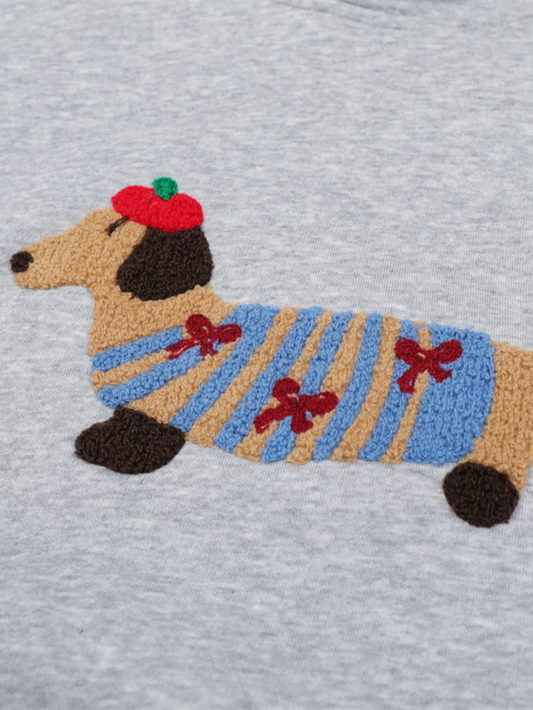 Cozy Pup Embroidered Hoodie