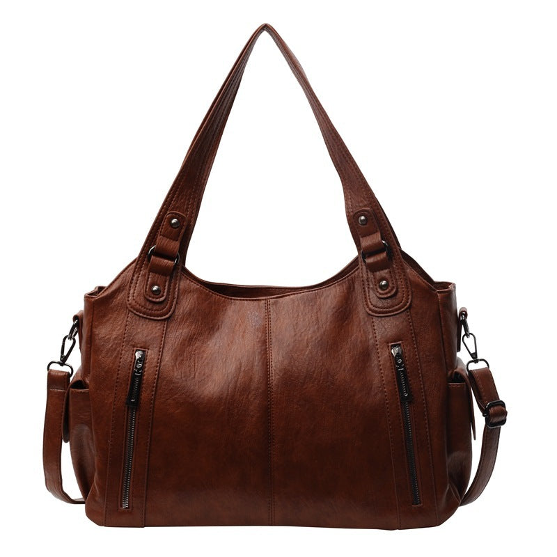 NOEMIE™ - Sac cabas classique en cuir