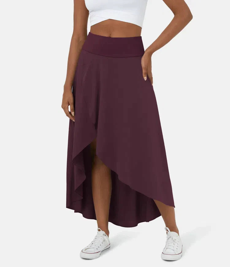 AMELIE™ - Jupe midi asymétrique élégante