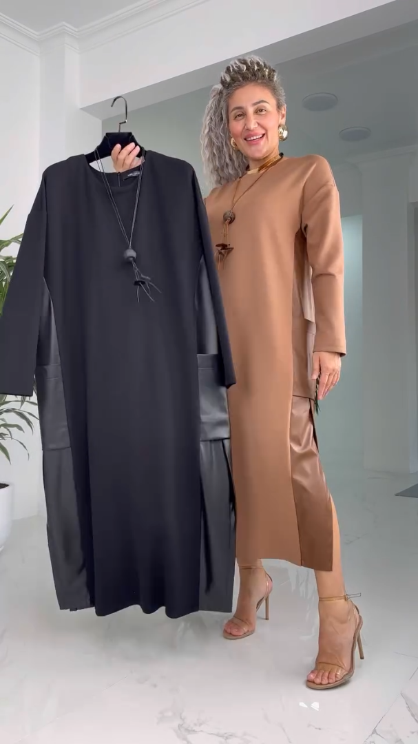 Robe midi minimaliste classique