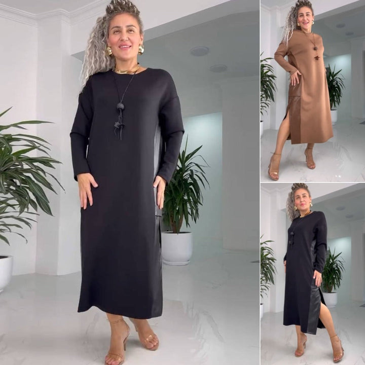 Robe midi minimaliste classique