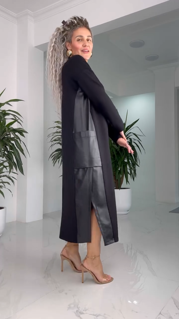 Robe midi minimaliste classique