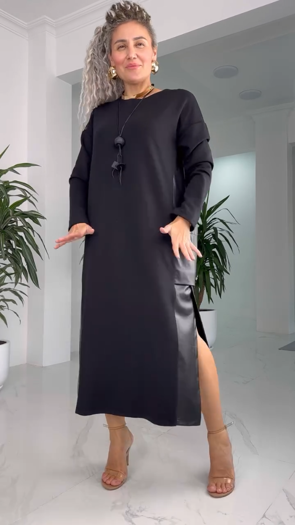 Robe midi minimaliste classique