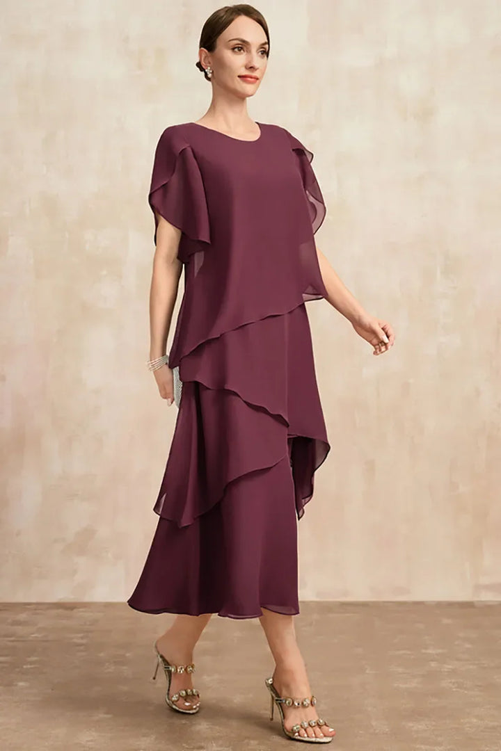 Flowing Charm Midi Dress