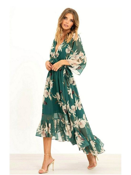 Robe Kimono Midi Élégante